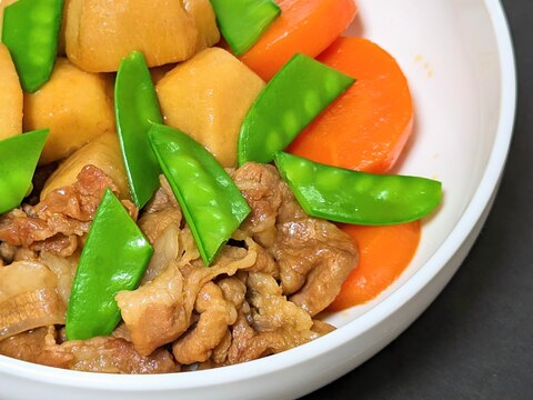 里芋と豚肉の甘辛煮♪